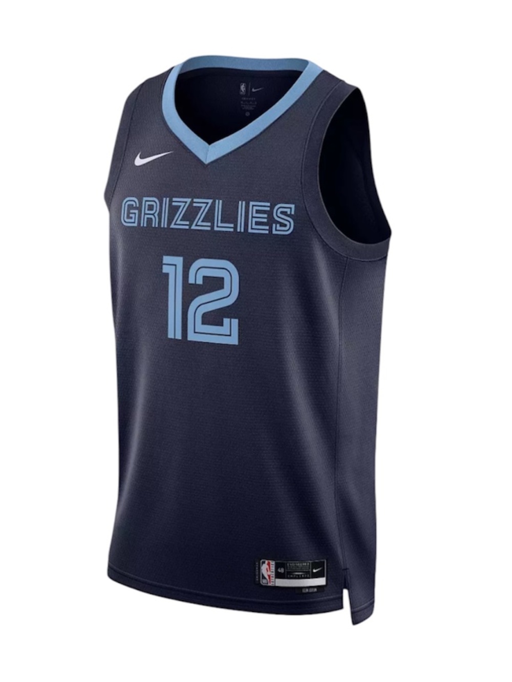 Ja Morant #12 Memphis Grizzlies Icon Edition Swingman Jersey Blue NWT size L